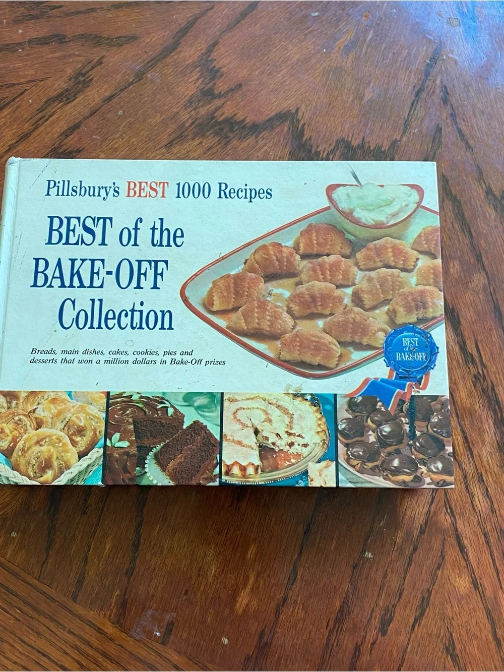 Pillsbury Best of the Bake-Off Collection Cookbook - Cream & Blue